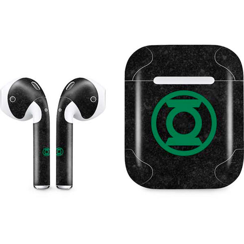 DC Comics Green Lantern Logo Black Background Apple AirPods Skin