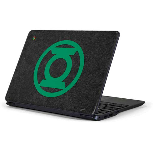 DC Comics Green Lantern Logo Black Background Samsung Chromebook Skin