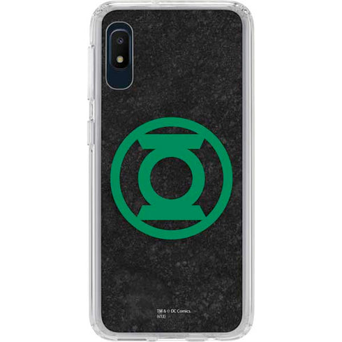 DC Comics Green Lantern Logo Black Background Galaxy A10e Clear Case