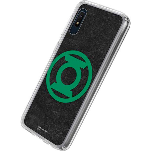 DC Comics Green Lantern Logo Black Background Galaxy A10e Clear Case