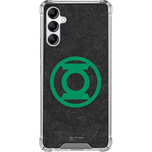 DC Comics Green Lantern Logo Black Background Galaxy A14 5G Clear Case