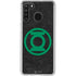 DC Comics Green Lantern Logo Black Background Galaxy A21 Clear Case
