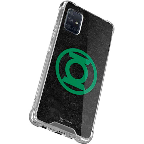 DC Comics Green Lantern Logo Black Background Galaxy A51 5G Clear Case