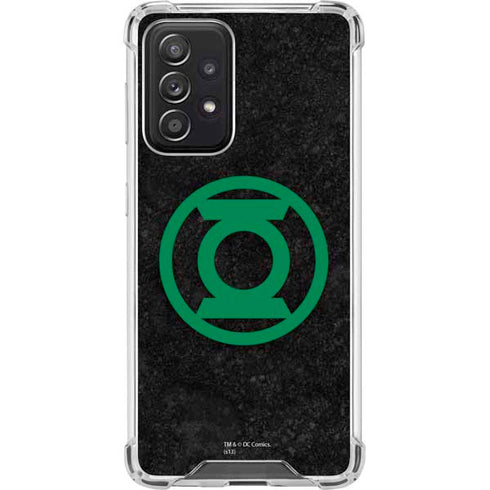 DC Comics Green Lantern Logo Black Background Galaxy A52 5G Clear Case
