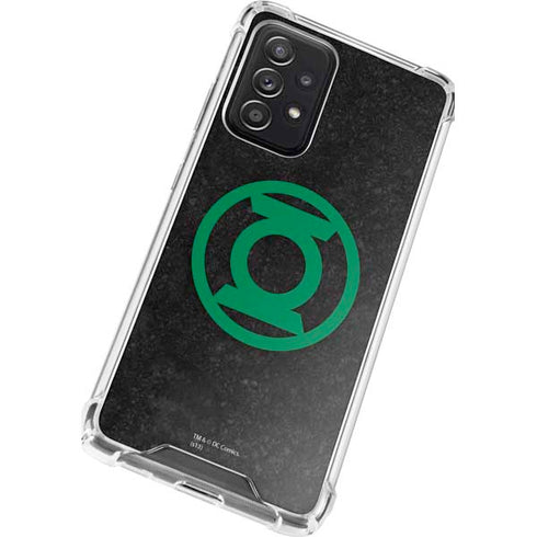 DC Comics Green Lantern Logo Black Background Galaxy A52 5G Clear Case
