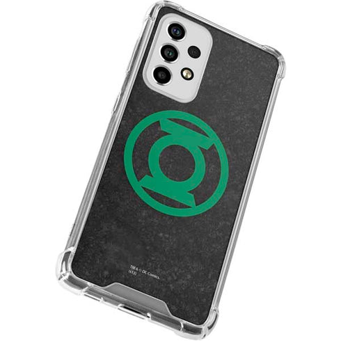 DC Comics Green Lantern Logo Black Background Galaxy A53 5G Clear Case