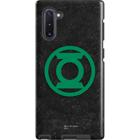 DC Comics Green Lantern Logo Black Background Galaxy Note 10 Pro Case