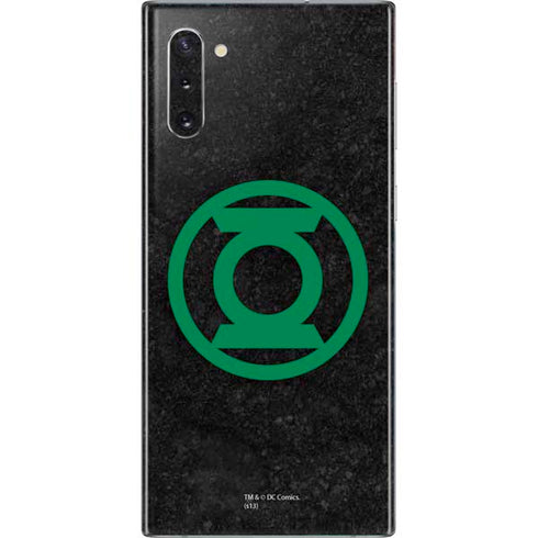 DC Comics Green Lantern Logo Black Background Galaxy Note 10 Skin