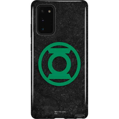 DC Comics Green Lantern Logo Black Background Galaxy Note20 5G Pro Case
