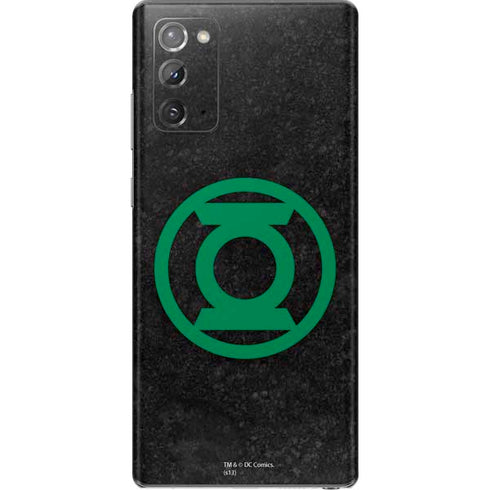 DC Comics Green Lantern Logo Black Background Galaxy Note20 5G Skin
