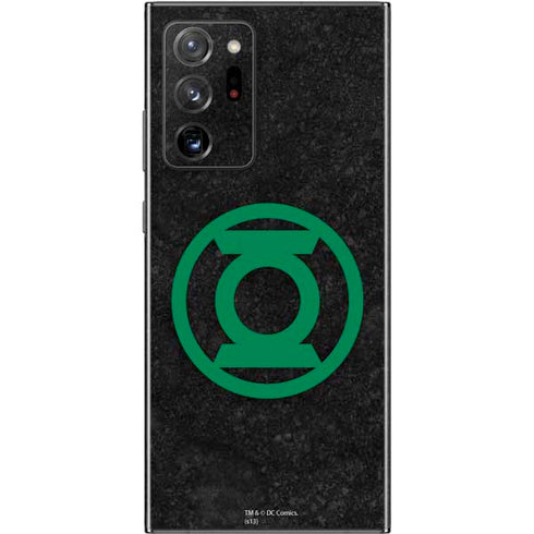 DC Comics Green Lantern Logo Black Background Galaxy Note20 Ultra 5G Skin