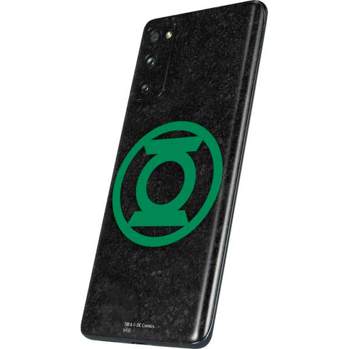 DC Comics Green Lantern Logo Black Background Galaxy S20 Fan Edition Skin