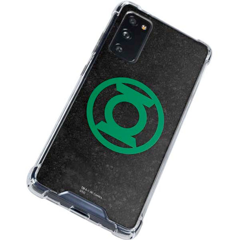 DC Comics Green Lantern Logo Black Background Galaxy S20 FE Clear Case
