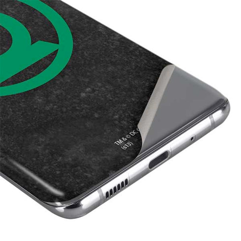 DC Comics Green Lantern Logo Black Background Galaxy S20 Plus Skin