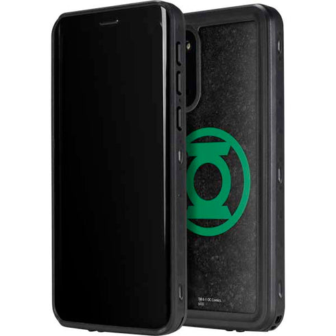 DC Comics Green Lantern Logo Black Background Galaxy S20 Plus Waterproof Case