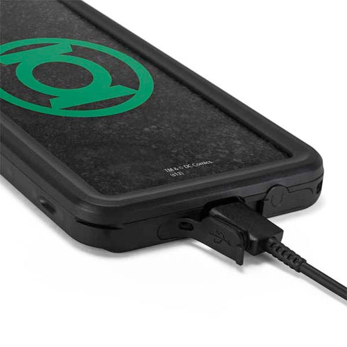 DC Comics Green Lantern Logo Black Background Galaxy S20 Plus Waterproof Case