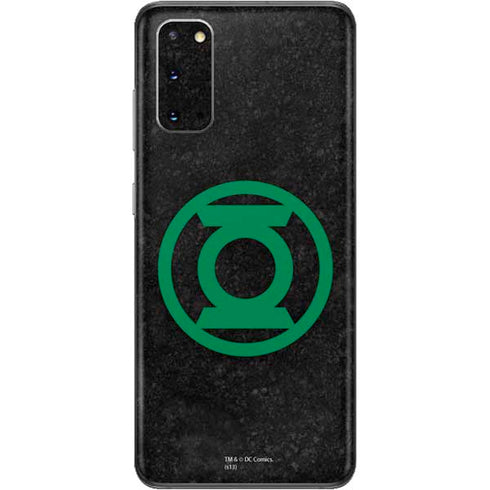 DC Comics Green Lantern Logo Black Background Galaxy S20 Skin