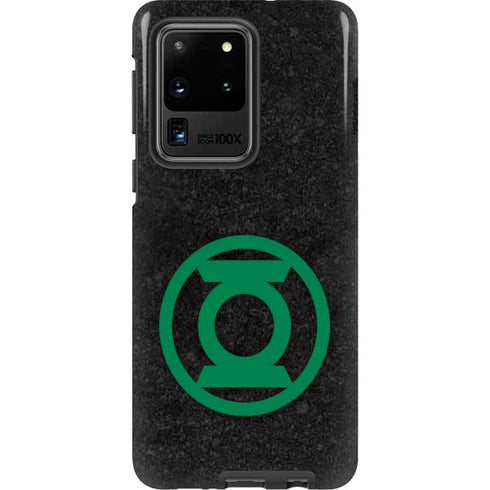 DC Comics Green Lantern Logo Black Background Galaxy S20 Ultra 5G Pro Case