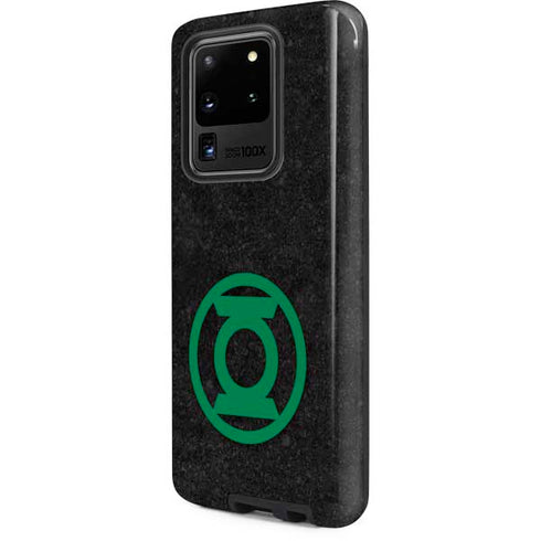 DC Comics Green Lantern Logo Black Background Galaxy S20 Ultra 5G Pro Case