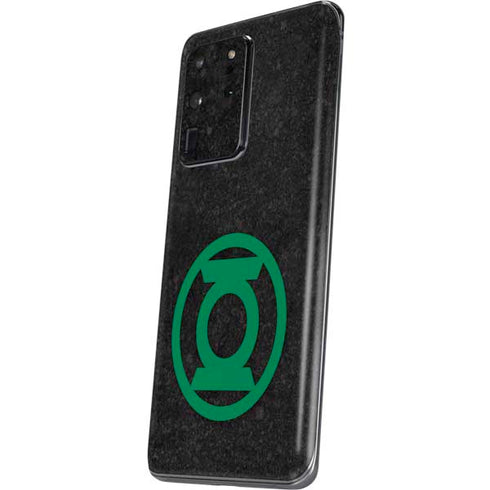 DC Comics Green Lantern Logo Black Background Galaxy S20 Ultra 5G Skin