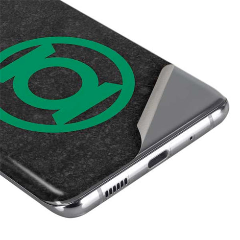 DC Comics Green Lantern Logo Black Background Galaxy S20 Ultra 5G Skin