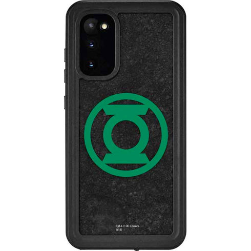 DC Comics Green Lantern Logo Black Background Galaxy S20 Waterproof Case