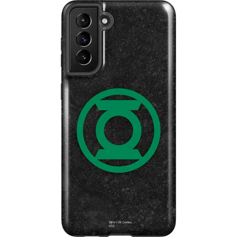 DC Comics Green Lantern Logo Black Background Galaxy S21 Plus 5G Pro Case