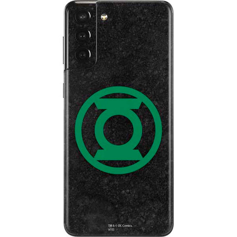 DC Comics Green Lantern Logo Black Background Galaxy S21 Plus 5G Skin