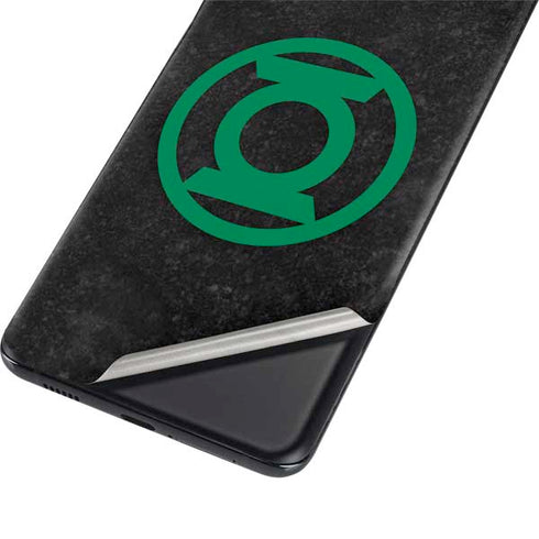 DC Comics Green Lantern Logo Black Background Galaxy S21 Plus 5G Skin