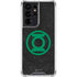 DC Comics Green Lantern Logo Black Background Galaxy S21 Ultra 5G Clear Case