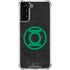 DC Comics Green Lantern Logo Black Background Galaxy S22 Plus Clear Case