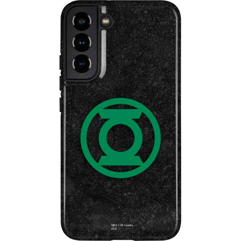 DC Comics Green Lantern Logo Black Background Galaxy S22 Plus Pro Case