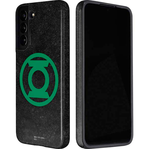 DC Comics Green Lantern Logo Black Background Galaxy S22 Plus Pro Case