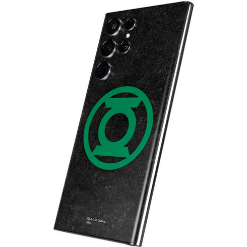 DC Comics Green Lantern Logo Black Background Galaxy S22 Ultra Skin