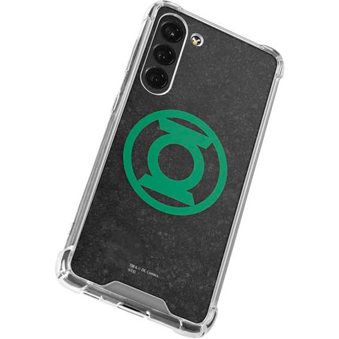 DC Comics Green Lantern Logo Black Background Galaxy S23 Plus Clear Case