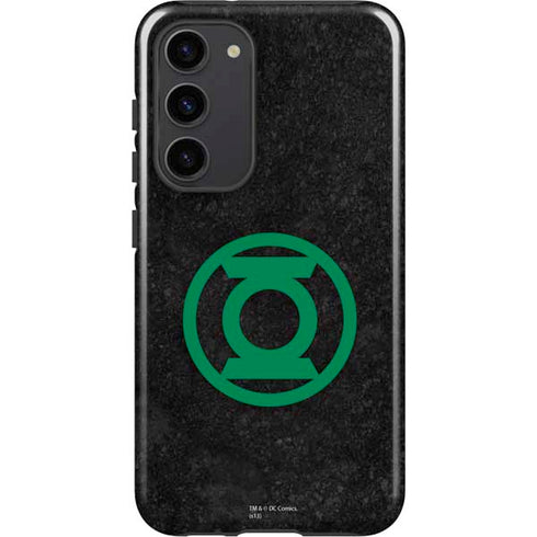 DC Comics Green Lantern Logo Black Background Galaxy S23 Plus Pro Case