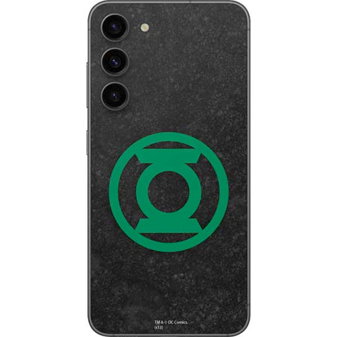 DC Comics Green Lantern Logo Black Background Galaxy S23 Plus Skin
