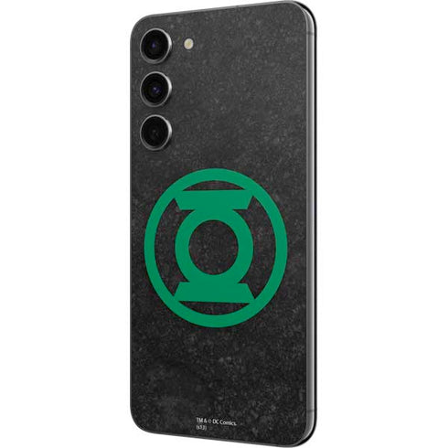 DC Comics Green Lantern Logo Black Background Galaxy S23 Plus Skin