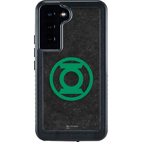 DC Comics Green Lantern Logo Black Background Galaxy S23 Plus Waterproof Case