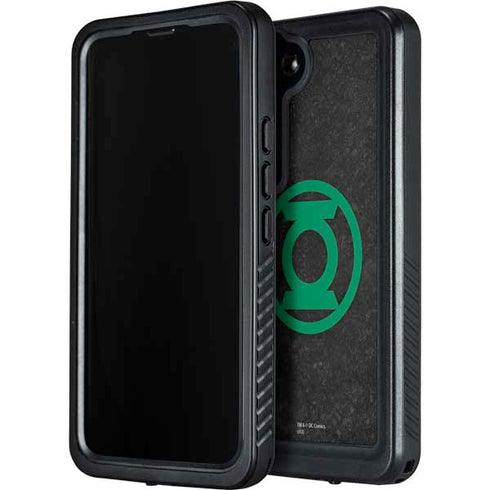 DC Comics Green Lantern Logo Black Background Galaxy S23 Plus Waterproof Case