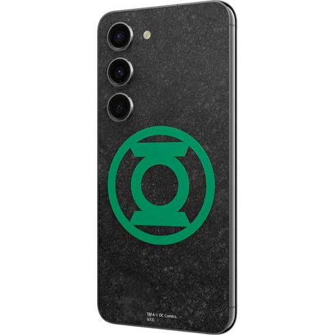 DC Comics Green Lantern Logo Black Background Galaxy S23 Skin