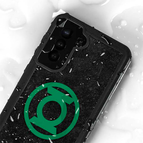 DC Comics Green Lantern Logo Black Background Galaxy S23 Waterproof Case