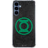 DC Comics Green Lantern Logo Black Background Galaxy S24 Clear Case