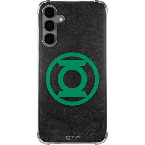 DC Comics Green Lantern Logo Black Background Galaxy S24 Plus Clear Case