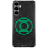 DC Comics Green Lantern Logo Black Background Galaxy S24 Plus Clear Case