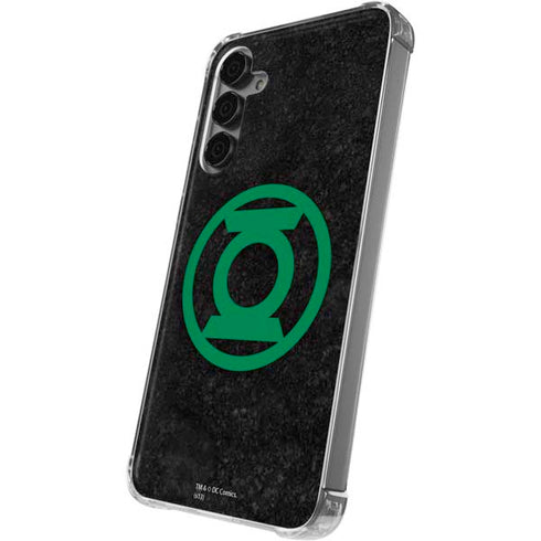 DC Comics Green Lantern Logo Black Background Galaxy S24 Plus Clear Case