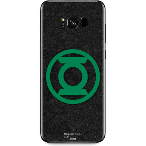 DC Comics Green Lantern Logo Black Background Galaxy S8 Plus Skin