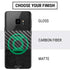 DC Comics Green Lantern Logo Black Background Galaxy S9 Skin