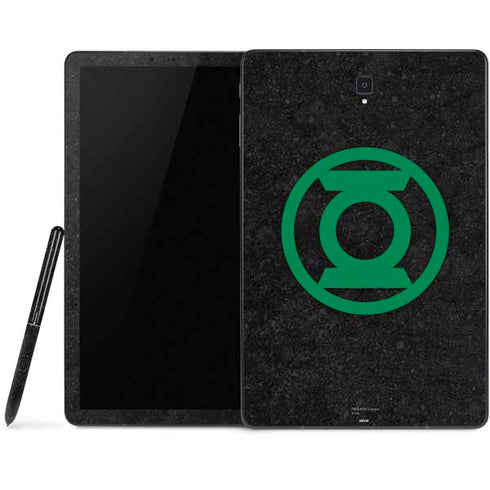 DC Comics Green Lantern Logo Black Background Samsung Galaxy Tab Skin
