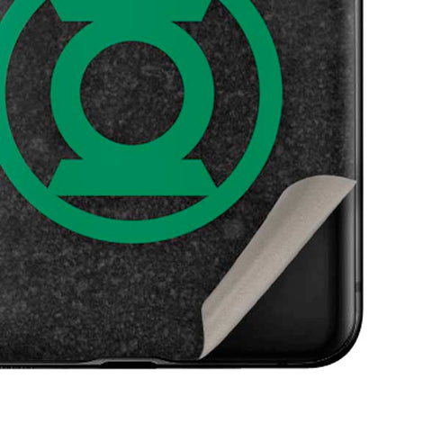 DC Comics Green Lantern Logo Black Background Galaxy Z Flip Skin
